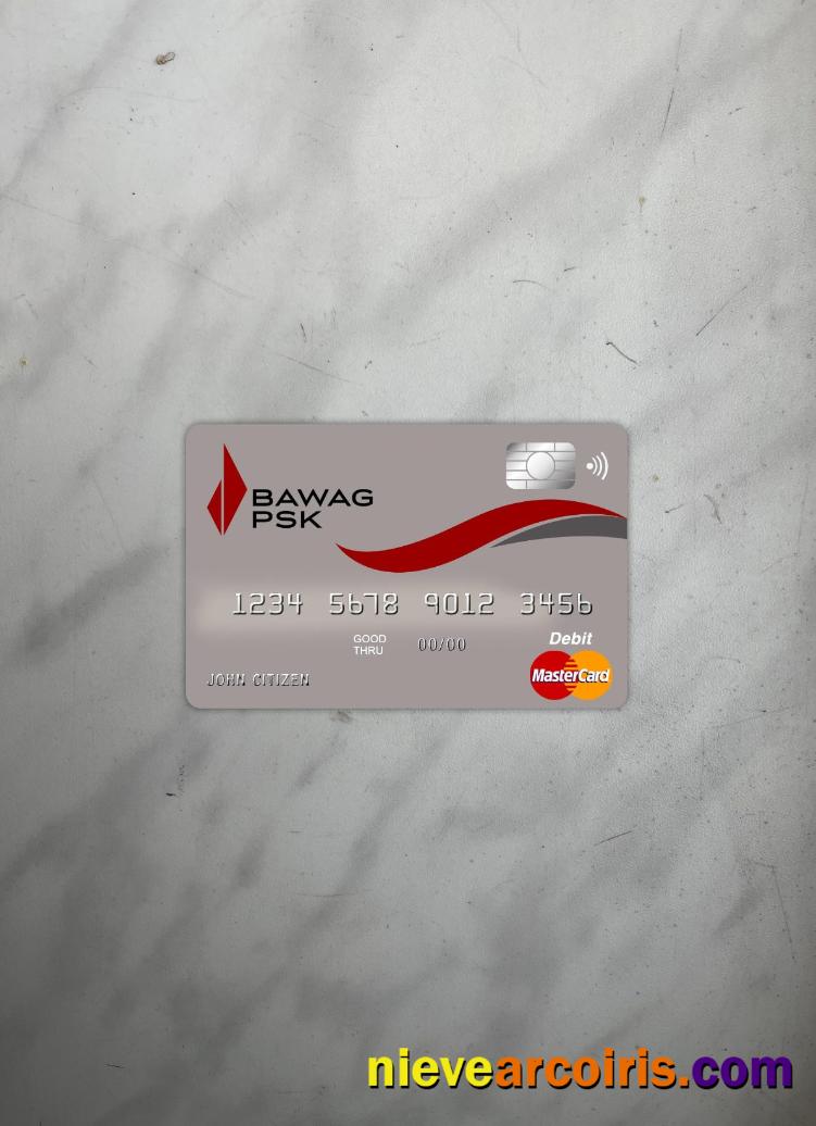 Austria Bawag PSK bank master card photolook